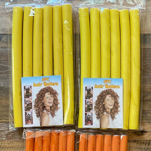 9.5" Spiral Hair bendable Foam Curler Roller Set - Picture 2 of 5